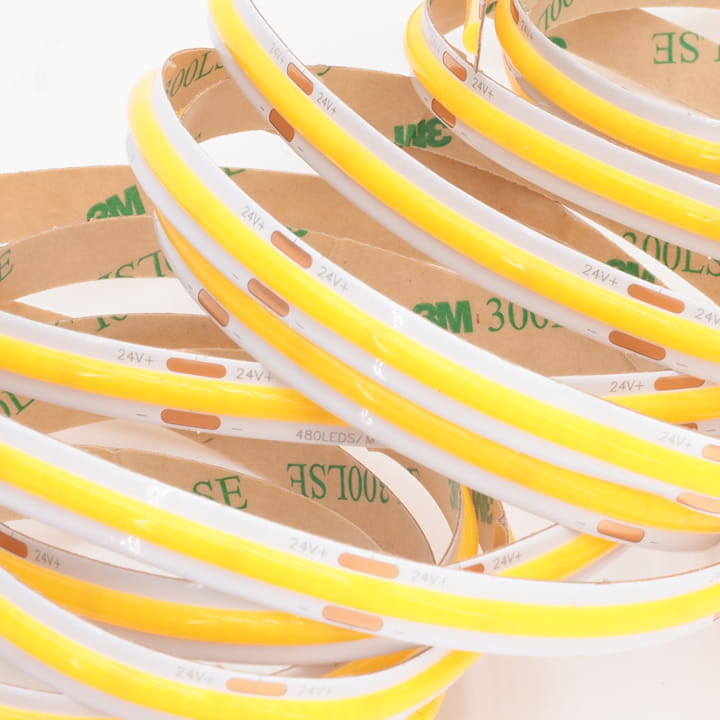 LED pásek COB 24V / 480LED / 4,9W / 4000K / IP20 / 8mm / PRO+